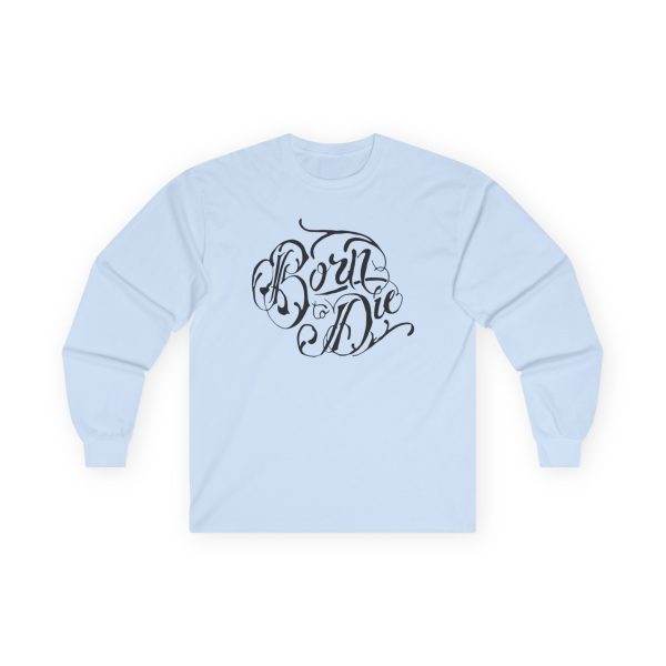Lana Del Rey Blue Cropped Born To Die Unisex Ultra Cotton Long Sleeve Tee