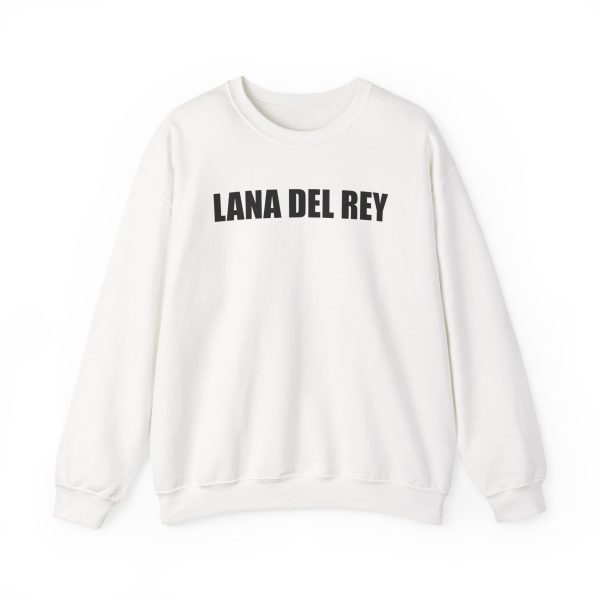 Lana Del Rey White Cropped Logo Unisex Heavy Blend™ Crewneck Sweatshirt