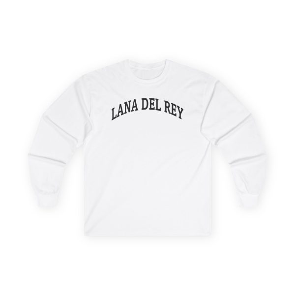 Lana Del Rey White Logo  Unisex Ultra Cotton Long Sleeve Tee