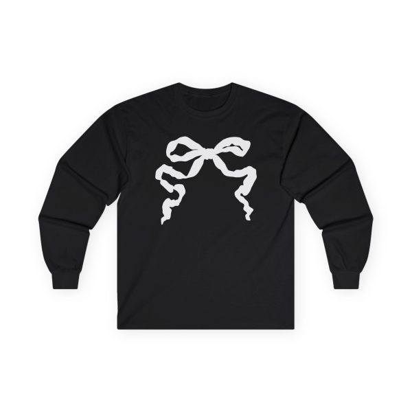 Lana Del Rey Blue Cropped Ribbon Unisex Ultra Cotton Long Sleeve Tee