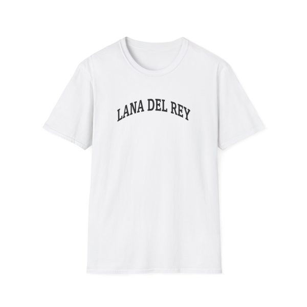 Lana Del Rey White Logo Unisex Softstyle T-shirt