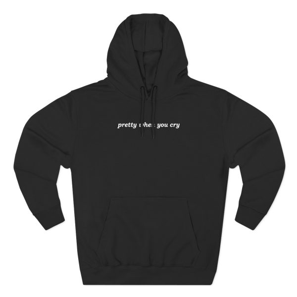 Lana Del Rey Ribbon Print Three-panel Fleece Hoodie